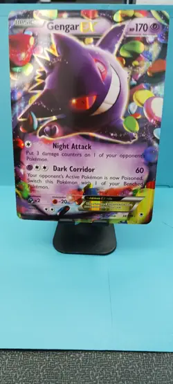 Pokemon Gengar EX TCG Jumbo Card 34/119 Near Mint - Image 4