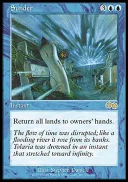 MTG English Sunder NM Normal Urza's Saga - Image 1