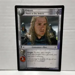 Decipher Imrahil Prince of Dol Amroth Companion Knight LOTR TCG Card BR37 - Image 1