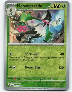 Meowscarada #015/198 Reverse Holo Pokemon Card SV01: Scarlet & Violet Base Set - Image 1
