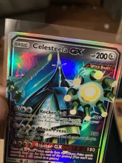 Celesteela GX Ultra Beast Promo Holo Pokemon TCG Card SM67 200 HP English - Image 2
