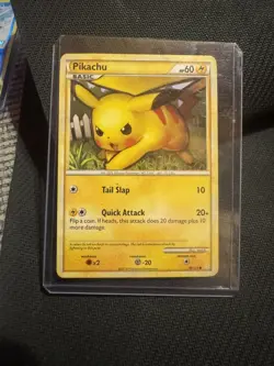 Pikachu 78/123 HeartGold & SoulSilver Common Pokemon TCG Card LP - Image 4
