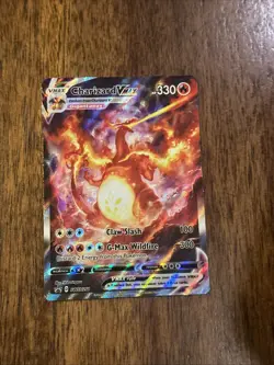 SWSH: Sword & Shield Promo Cards #SWSH261 Charizard VMAX BINDR CARD!! BEND READ - Image 1