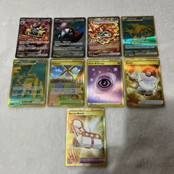 Pokemon TCG 9 Card Lot SV Scarlet & Violet SIR/Hyper Rare LP-NM - Image 1