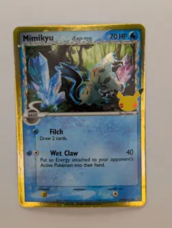Mimikyu Delta Species - SWSH136 - Pokemon Sword & Shield Promo Rare Holo Card NM - Image 1