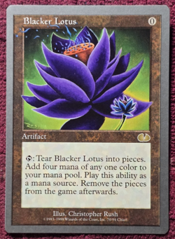 Blacker Lotus Unglued Regular MTG NM Never Played Magic The Gathering - Image 1