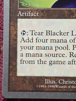 Blacker Lotus Unglued Regular MTG NM Never Played Magic The Gathering - Image 5