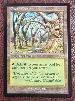 Gaea's Cradle - MtG Urza's Saga - R321 LP 1998 - Image 2