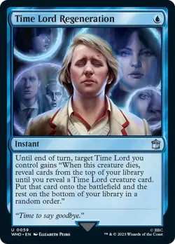Time Lord Regeneration [Doctor Who] Magic MTG - Image 1