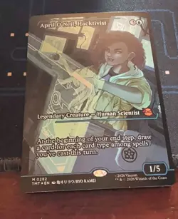 April O'Neil, Hacktivist (0282) (Showcase) Teenage Mutant Ninja Turtles Foil - Image 3