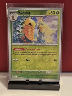Kakuna 151 Reverse Holo Pokemon TCG 014/165 Scarlet & Violet Common - Image 1