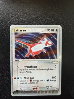 Pokemon TCG 2003 Latias Ex Dragon HOLO Pokemon TCG 93/97 With Tail Swirl🌀 LP - Image 3