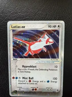Pokemon TCG 2003 Latias Ex Dragon HOLO Pokemon TCG 93/97 With Tail Swirl🌀 LP - Image 4