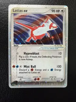 Pokemon TCG 2003 Latias Ex Dragon HOLO Pokemon TCG 93/97 With Tail Swirl🌀 LP - Image 5