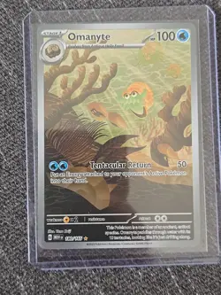 Pokemon TCG 151 Illustration rare Lot 7 Mr. Mime, Tangela, Omanyte, Caterpie NM+ - Image 4