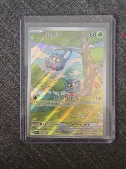Pokemon TCG 151 Illustration rare Lot 7 Mr. Mime, Tangela, Omanyte, Caterpie NM+ - Image 5