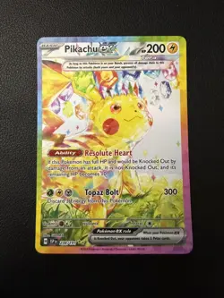 Pokemon Surging Sparks - Pikachu EX 238/191 Special Illustration Rare Mint - Image 1