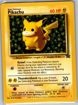 Ivy Pikachu 1 Non Holo WoTC Promo - Pokemon Card - NM - Image 1