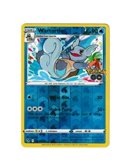 Pokemon - Wartortle - 016/078 - Reverse Holo - Pokemon Go - NM/M - Image 1