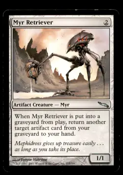 MTG Myr Retriever LP Light Play Mirrodin [2060] - Image 1