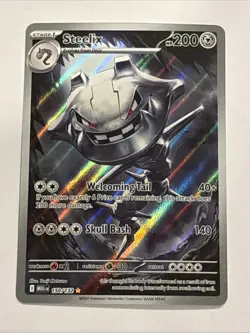 Steelix - 150/132 ME01: Mega Evolution Pokemon TCG Illustration Rare NM - Image 1