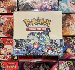 SV07 Stellar Crown Booster Box - 36 Packs FACTORY SEALED Pokemon TCG - Image 1