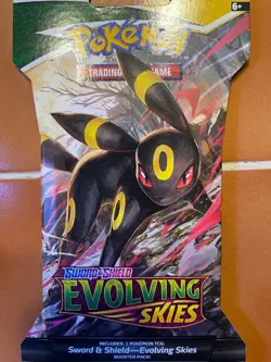 Pokemon TCG: Sword & Shield - Evolving Skies Sleeved Booster Pack - (SEALED/NEW) - Image 2