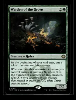WARDEN OF THE GROVE Tarkir Dragonstorm #166 TDM(NM+)(MTG) - Image 1