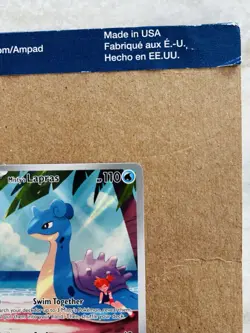 2025 POKEMON DESTINED RIVALS ILLUSTRATION RARE #194 MISTY'S LAPRAS 🔥 - Image 2