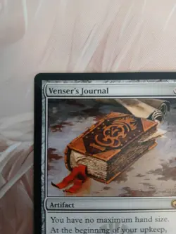 Magic The Gathering Venser's Journal Scars Of Mirrodin Rare LP 2010 - Image 2