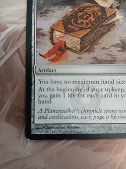 Magic The Gathering Venser's Journal Scars Of Mirrodin Rare LP 2010 - Image 4