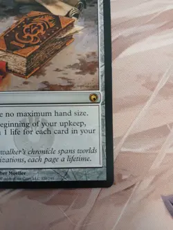 Magic The Gathering Venser's Journal Scars Of Mirrodin Rare LP 2010 - Image 5