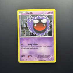2016 Pokemon Gastly XY132 Black Star Promo Holo Rare Evolutions TCG NM - Image 1