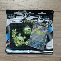 Pokemon TCG Scarlet Violet Black Bolt Tech Sticker Collection 3-Pack Blister - Image 1