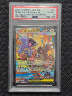 2025 Pokemon Mega Evolution Base #182 SIR Mega Kangaskhan ex PSA 10 Gem Mint - Image 1