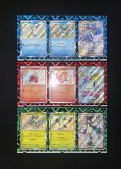 Pokemon TCG Paldean Fates Black Star Promos and Display Cases All 3 Sets - Image 1