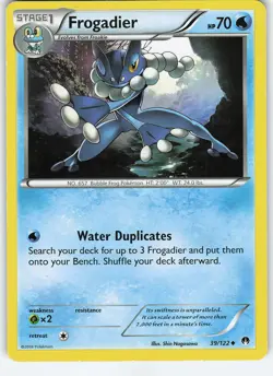 Frogadier 39/122 XY - BREAKpoint Uncommon Normal MP Pokemon - Image 1