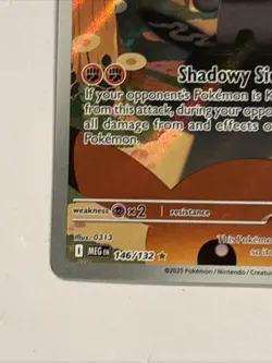 🔥Pokemon Marshadow 146/132 Me01: Mega Evolution Holo Illustration Rare NM+🔥 - Image 5