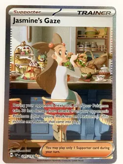 Pokemon TCG Jasmine's Gaze 245/191 Surging Sparks Special Illustration Rare Holo - Image 1