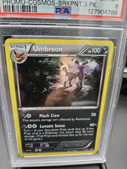 2016 Pokemon XY96 Black Star Promo Umbreon Holo Cosmos PSA 6 EX-MT # 127904786 - Image 2