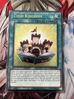 YUGIOH TOON KINGDOM ULTIMATE RARE OP14-EN002 NEAR MINT - Image 1