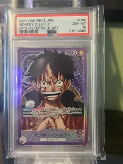 2023 ONE PIECE JAPANESE OP05-AWAKENING OF THE NEW ERA #060 MONKEY D. LUFFY ALTER - Image 1