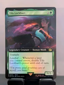 Tifa Lockhart (Extended Art Foil) Final Fantasy MTG Near Mint - Image 1