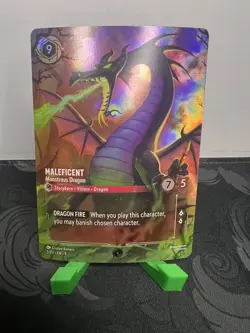 Disney Lorcana - Maleficent Monstrous Dragon (5/P3) - NM - Image 1