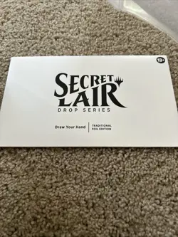 MTG Secret Lair: Draw Your Hand [SEALED FOIL] Magic the Gathering - Image 1