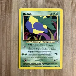 Oddish 68/111 Common Neo Genesis Unlimited Pokemon TCG Card WOTC MP 2000 - Image 1
