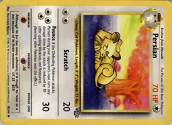 Persian 42/64 Jungle Pokemon Trading Card WOTC TCG Vintage - Image 5