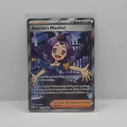Acerola's Mischief - 165/132 - Ultra Rare - Mega Evolution - Pokemon Card - Image 1