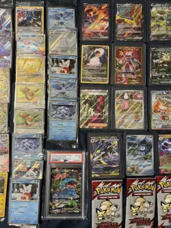 Huge Pokemon card sealed promo collection graded card full arts lot of 70 - Image 3