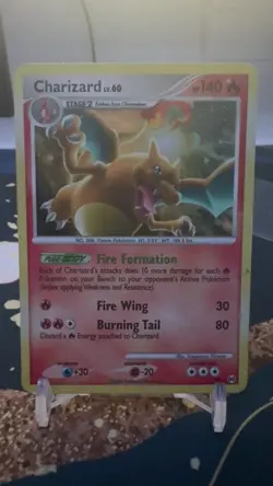 Pokemon TCG Arceus Charizard Reverse Holo Rare Card 1/99 MP Condition - Image 1